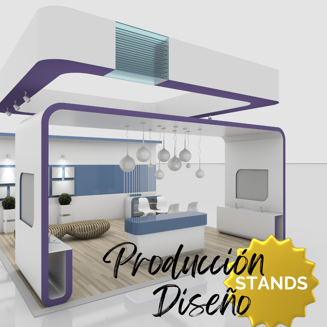 Diseñamos stands custom, producción, montaje y desmontaje en expos en Mexico